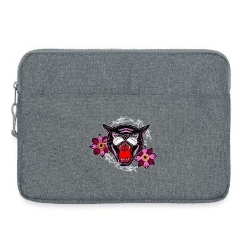 Pinkpink Panther - Laptop bag 15" - heather grey - Front