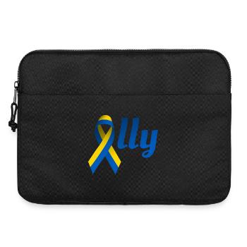 Boucle de l’allié de l’Ukraine - Sacoche pour ordinateur portable 15 pouces - noir - Devant