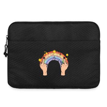 Doigt d’honneur mercredi - Sacoche pour ordinateur portable 15 pouces - noir - Devant