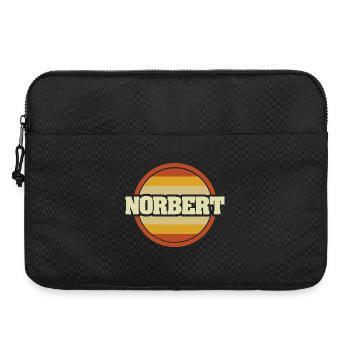 First name Norbert - Laptop bag 15" - black - Front