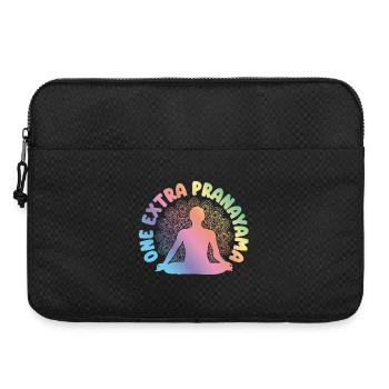 Yoga One Extra Pranayama Funny Yoga - Sacoche pour ordinateur portable 15 pouces - noir - Devant