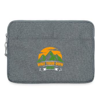 Hike Your Own Hike - Laptop bag 15" - heather grey - Front