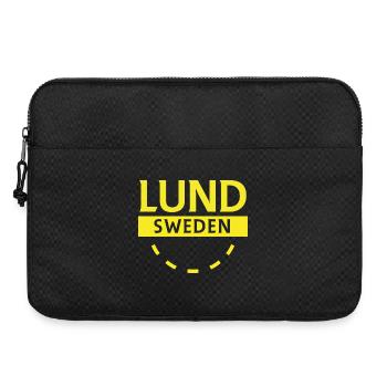 Lund Suède Logo de la ville - Sacoche pour ordinateur portable 15 pouces - noir - Devant