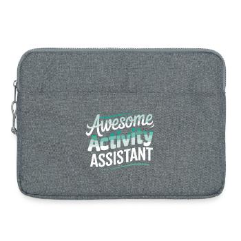 Awesome Activity Assistant Design for Anyone Who - Laptop bag 15" - heather grey - Front