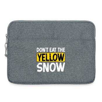 Dont Eat The Yellow Snow - Laptoptasche 15" - Grau meliert - Vorne