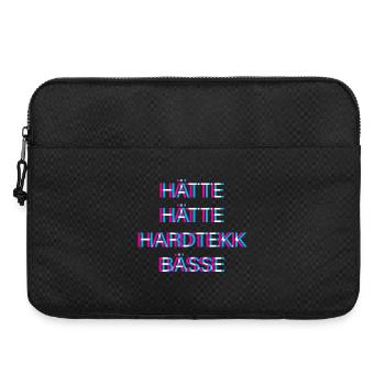 Hardtekk Tekk - Laptop bag 15" - black - Front