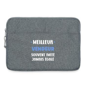 Meilleur Vendeur Inégalé - Sacoche pour ordinateur portable 15 pouces - gris chiné - Devant