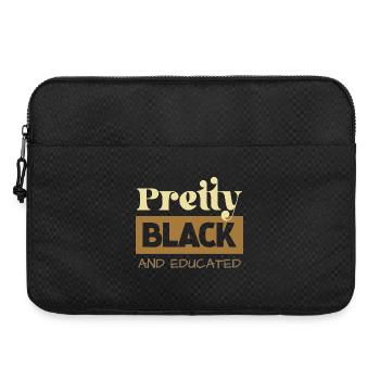 Pretty Black & Educated Tee - Sacoche pour ordinateur portable 15 pouces - noir - Devant