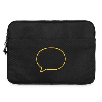 Personnalisez votre propre bande dessinée en bulles de dialogue - Sacoche pour ordinateur portable 15 pouces - noir - Devant