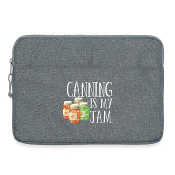 Canning Is My Jam - Laptop bag 15" - heather grey - Front
