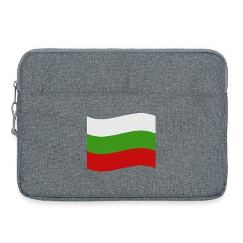 Drapeau bulgare - Sacoche pour ordinateur portable 15 pouces - gris chiné - Devant