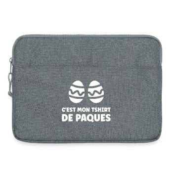 OEUFS DE PAQUES - Sacoche pour ordinateur portable 15 pouces - gris chiné - Devant
