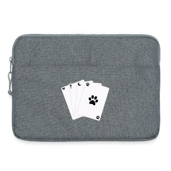 Jeu de cartes Jeu de cartes Symboles de Vie - Sacoche pour ordinateur portable 15 pouces - gris chiné - Devant