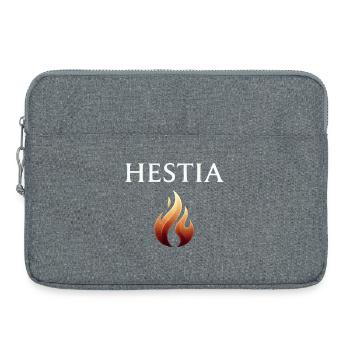 Hestia Flamme Grafik - Laptoptasche 15" - Grau meliert - Vorne