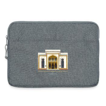 Moldau, Handzeichnung Nationalmuseum Chisinau - Laptoptasche 15" - Grau meliert - Vorne