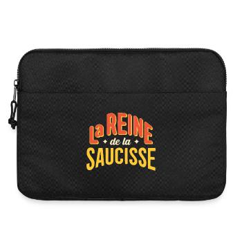Reine de la Saucisse Retro - Sacoche pour ordinateur portable 15 pouces - noir - Devant