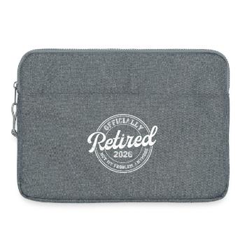 Retraite vintage 2026 Hommes retraités Femmes - Sacoche pour ordinateur portable 15 pouces - gris chiné - Devant