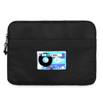 Cassette rétro - Sacoche pour ordinateur portable 15 pouces - noir - Devant
