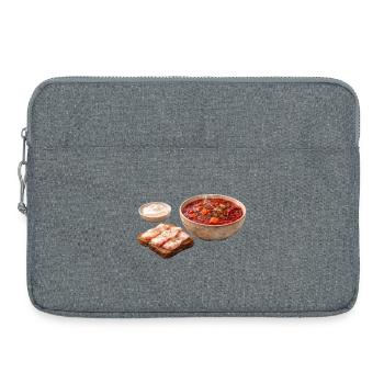 Borsch - Laptoptasche 15" - Grau meliert - Vorne