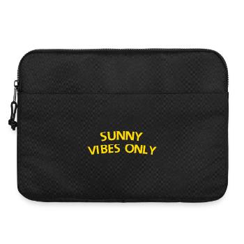 Uniquement des vibrations ensoleillées - Sacoche pour ordinateur portable 15 pouces - noir - Devant