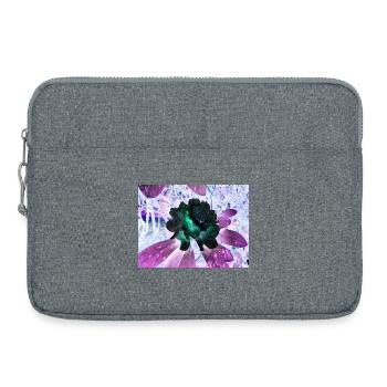 Neonblumen Hyperflora Arrangement - Laptop bag 15" - heather grey - Front