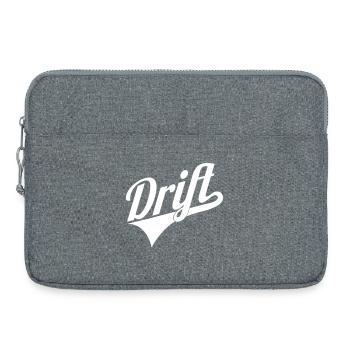 Logo de lettrage dérivé - Sacoche pour ordinateur portable 15 pouces - gris chiné - Devant