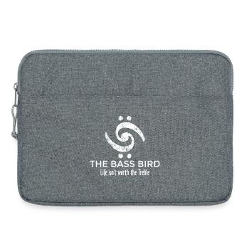 THE BASS BIRD - Life isn't worth the Treble (EU) - Laptop bag 15" - heather grey - Front