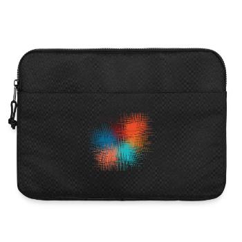 Explosion der Farben - Laptoptasche 15" - Schwarz - Vorne
