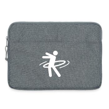 Hulahoop - Laptop bag 15" - heather grey - Front
