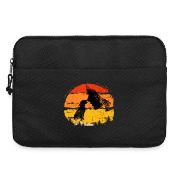 Chien, amour des chiens, sports canins - Sacoche pour ordinateur portable 15 pouces - noir - Devant