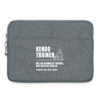 Kendo Trainer Definition - Laptoptasche 15" - Grau meliert - Vorne