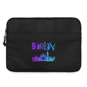 Berlin Skyline Panorama - Sacoche pour ordinateur portable 15 pouces - noir - Devant