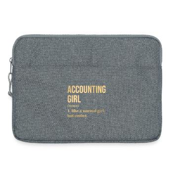 comptable - Sacoche pour ordinateur portable 15 pouces - gris chiné - Devant