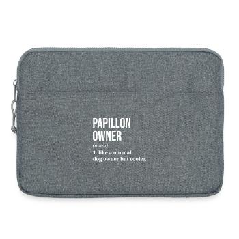 Papillon - Sacoche pour ordinateur portable 15 pouces - gris chiné - Devant