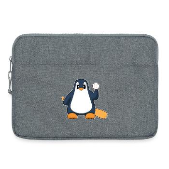 Penguin Baseball Batte de Baseball - Sacoche pour ordinateur portable 15 pouces - gris chiné - Devant