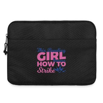 Bowling Girl - Laptop bag 15" - black - Front