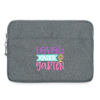 Level: Kindergarten - Laptop bag 15" - heather grey - Front