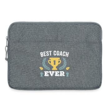 Bester Coach aller Zeiten - Laptoptasche 15" - Grau meliert - Vorne