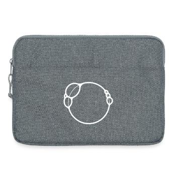 Bubbles - Laptop bag 15" - heather grey - Front
