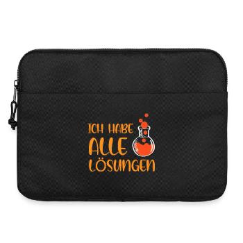 Chemistry Chemist Chemistry Teacher Funny Science - Laptop bag 15" - black - Front