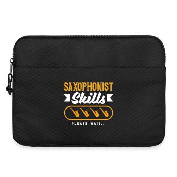 Saxophonist Skills Loading Funny Saxophone - Laptop bag 15" - black - Front