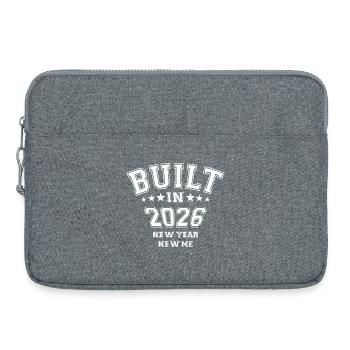 Nouvel An Nouveau moi | Sports & Fitness | Résolutions 2026 - Sacoche pour ordinateur portable 15 pouces - gris chiné - Devant