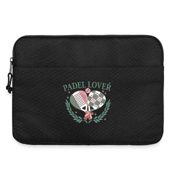 Padel Racket Lover für Padelspieler - Laptoptasche 15" - Schwarz - Vorne