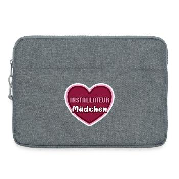 Installer Girl Child Installers Trainee - Laptop bag 15" - heather grey - Front