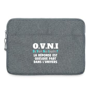 UFO - Laptop bag 15" - heather grey - Front