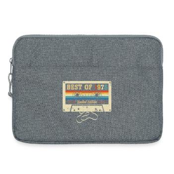 Meilleur anniversaire de 1976 pour le 50e anniversaire - Sacoche pour ordinateur portable 15 pouces - gris chiné - Devant
