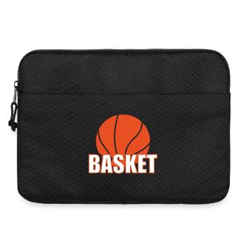 Basketball / Basketball / Basktet-Ball / Sport - Laptoptasche 15" - Schwarz - Vorne
