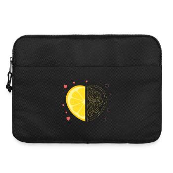 Lemon Heart – Missing My Other Half - Laptop bag 15" - black - Front