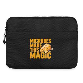 Les microbes ont fait des choses magiques | Fromage - Sacoche pour ordinateur portable 15 pouces - noir - Devant