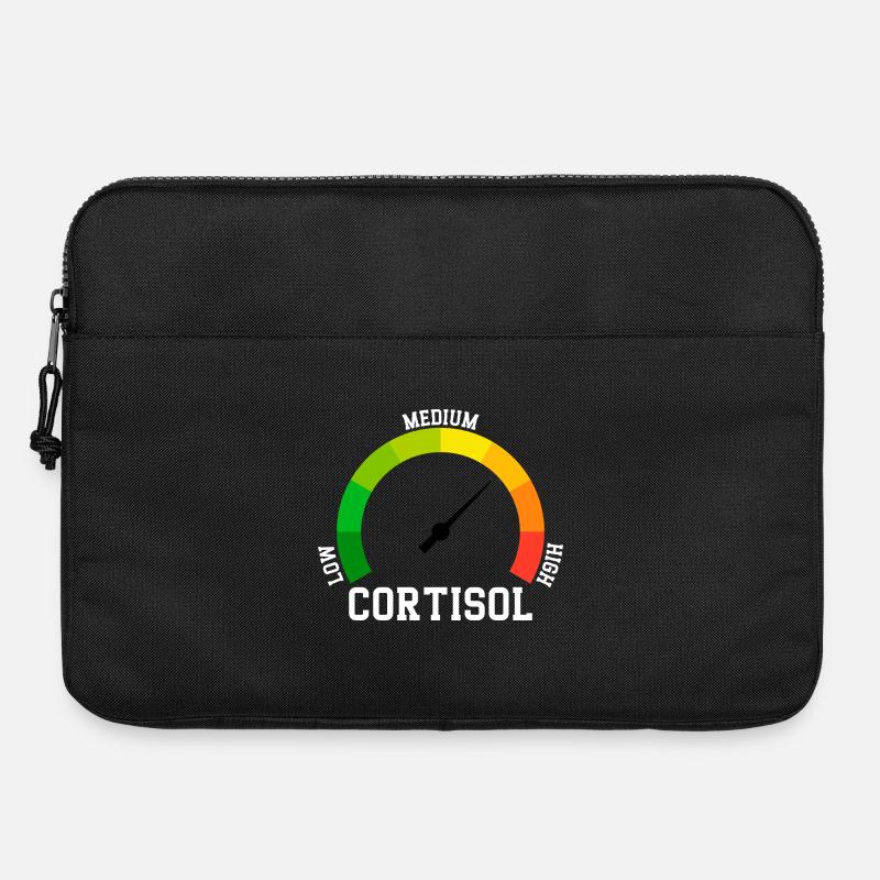 Low Cortisol Low Level Even - Laptop bag 15" - black
